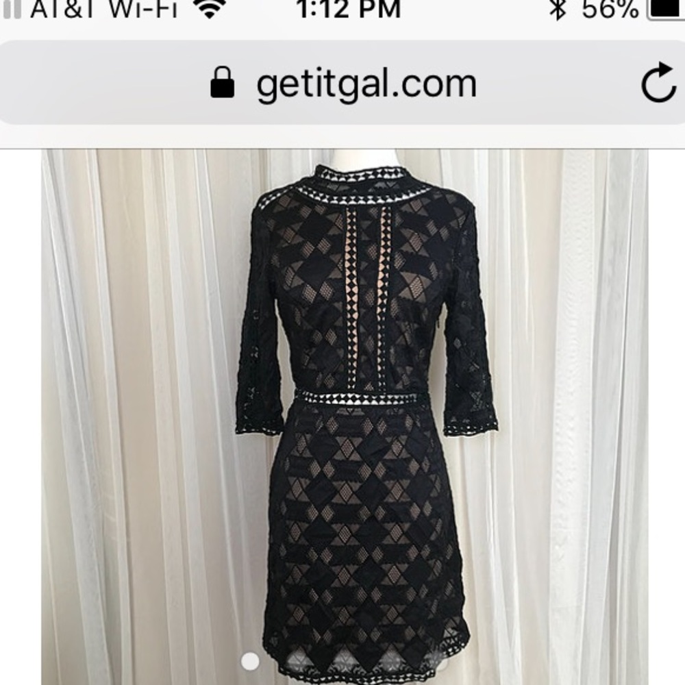 SOLD Open back dress